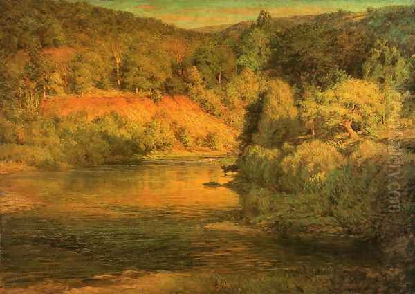 The Ebb of Day Oil Painting by John Ottis Adams