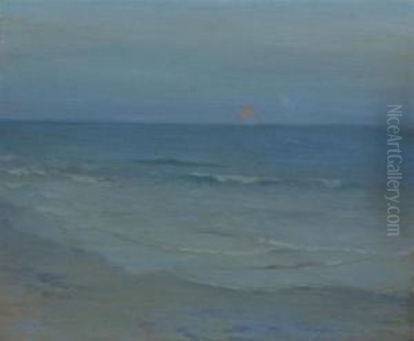 Seascape Oil Painting by Augustus Vincent Tack