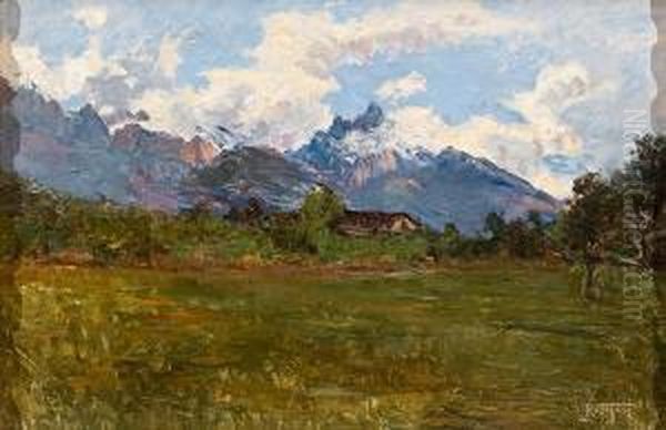 Paisaje Oil Painting by Raffaele Tafuri