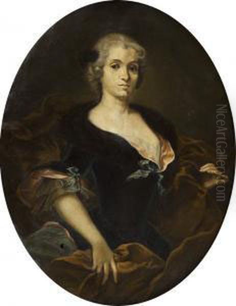 Ritratto Di Gentildonna Lavinia Ferrarini Dodi Oil Painting by Giovanni Battista Tagliasacchi