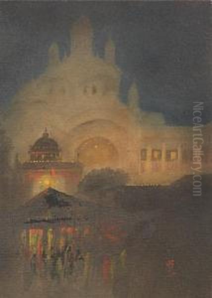 The Illumination Of The Shadow Oil Painting by Gaganendranath Tagore