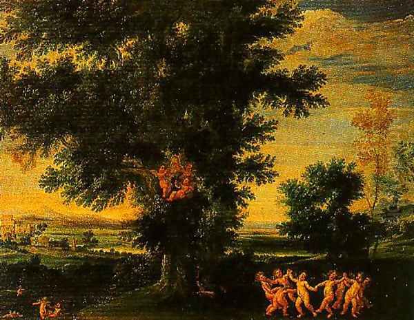 Cupids Dance Oil Painting by Francesco Albani