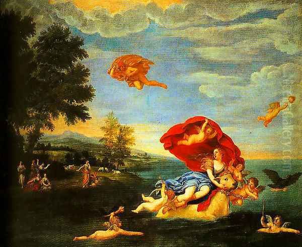 The Rape of Europe Oil Painting by Francesco Albani