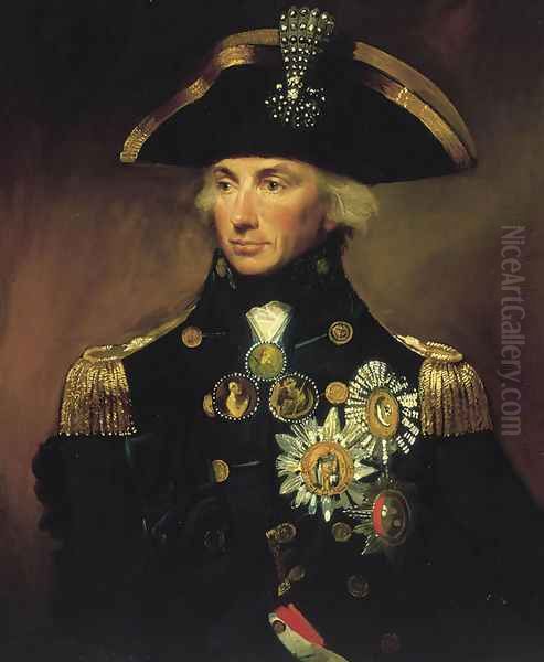 Rear-Admiral Sir Horatio Nelson, 1758-1805 Oil Painting by Lemuel-Francis Abbott