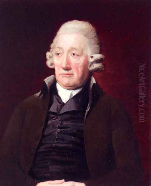 Portrait Of John Wilkinson (1728-1808), The Staffordshire Iron Master Oil Painting by Lemuel-Francis Abbott