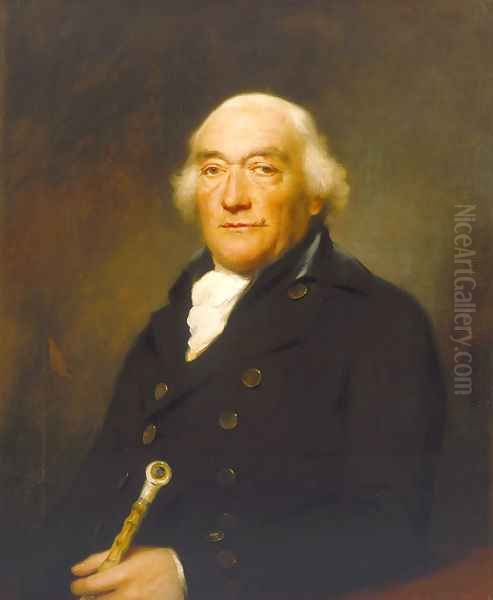 Captain William Locker Oil Painting by Lemuel-Francis Abbott