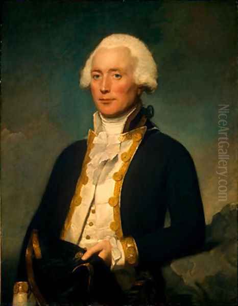 Captain Robert Calder Oil Painting by Lemuel-Francis Abbott