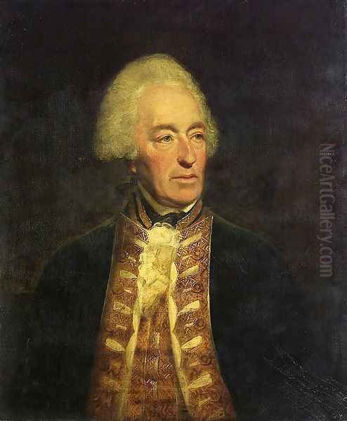 Admiral Robert Roddam, 1719-1808 Oil Painting by Lemuel-Francis Abbott