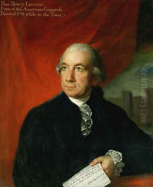 Henry Laurens Oil Painting by Lemuel-Francis Abbott