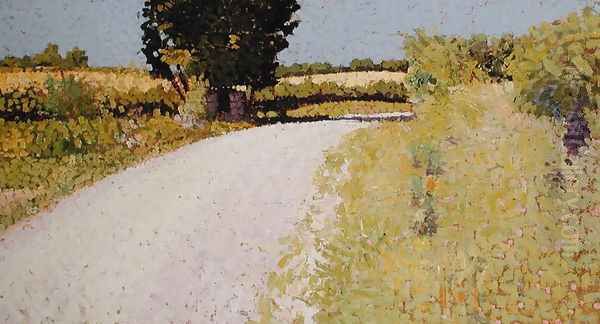 Path in the Country, c.1886 Oil Painting by Charles Angrand