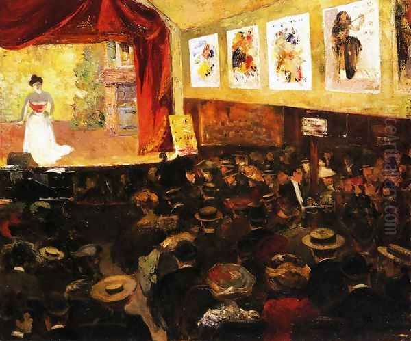 The Cafe-Concert Oil Painting by Louis Abel-Truchet