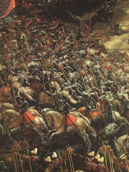 The Battle Of Alexander (detail) Oil Painting by Denys Van Alsloot