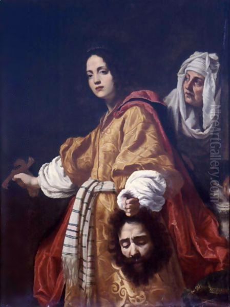 Judith with the Head of Holofernes 1613 Oil Painting by Cristofano Allori