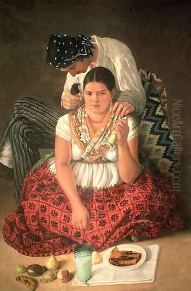 The Gipsy Boy and Girl Oil Painting by Jose Agustin Arrieta