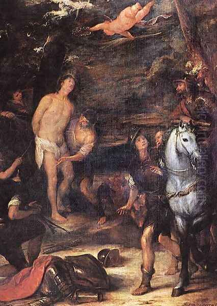 Martyrdom of St. Sebastian Oil Painting by Jose Antolinez