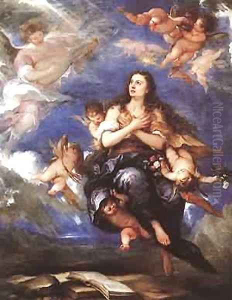 Assumptiion Oil Painting by Jose Antolinez