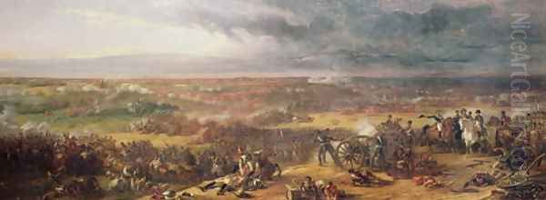 Battle of Waterloo 1815, 1843 Oil Painting by Sir William Allan