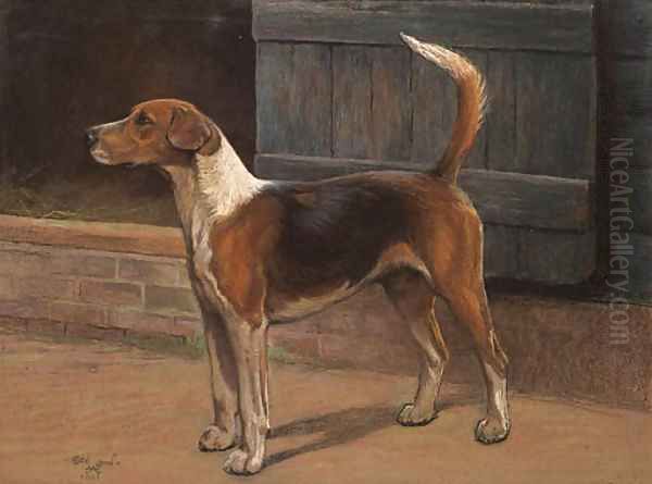 Stormer Oil Painting by Cecil Charles Aldin