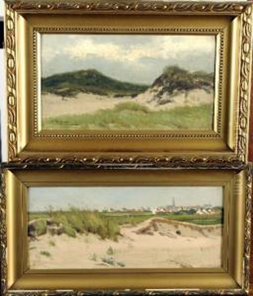 [les Dunes Oil Painting by Louis Taverne