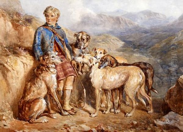 The Gillie's Son Oil Painting by John Frederick Tayler