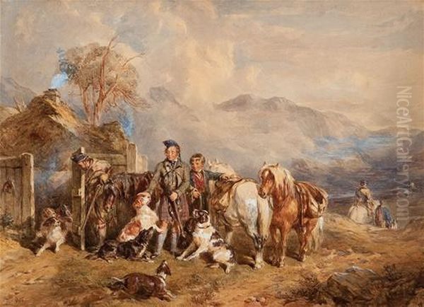 Ready For The Day's Sport Oil Painting by John Frederick Tayler