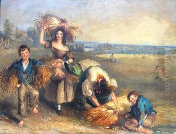 The Gleaners Oil Painting by Alfred Taylor