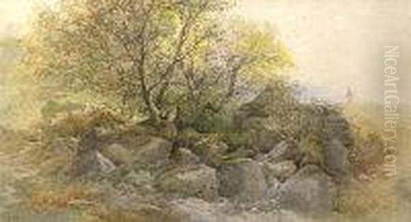 'meg's Gill, Grassmere' Oil Painting by Edward R Taylor