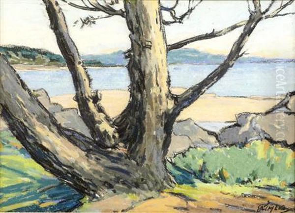 Shoreline Study Oil Painting by Ernest Archibald Taylor