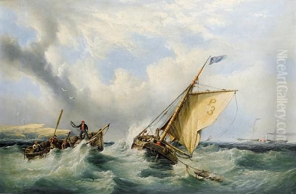 Pilot Cutter No. 3 Oil Painting by Henry King Taylor