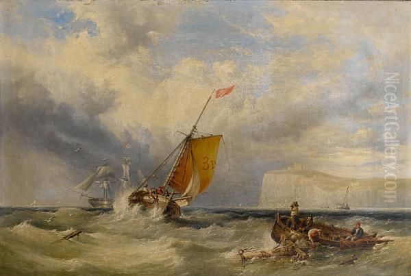 Pilot Cutter No. 3 Oil Painting by Henry King Taylor