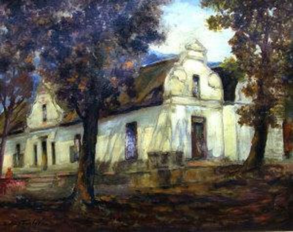 View Of A Church Oil Painting by Sydney Taylor