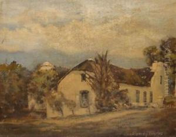 Study Of Cottages Oil Painting by Sydney Taylor