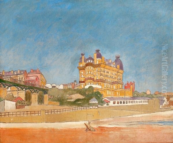 Royal Hotel, Scarborough Oil Painting by Walter Taylor