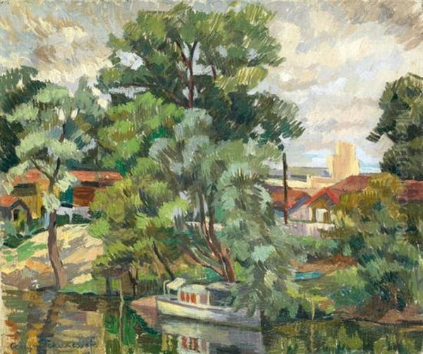 Meudon Oil Painting by Georges Tcherkessof