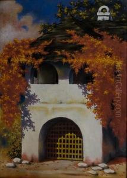 Cula Cu Iedera Oil Painting by Misu Teisanu