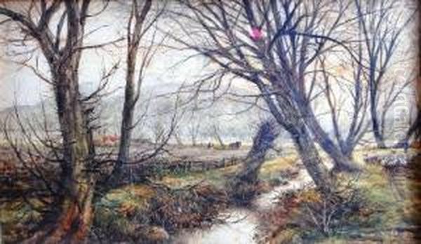 Preston Field Grounds Oil Painting by Henry Monteith Telfer