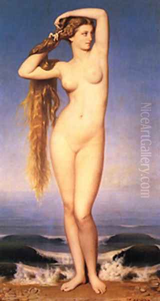 Duval La Naissance De Venus Oil Painting by Eugene-Emmanuel Amaury-Duval