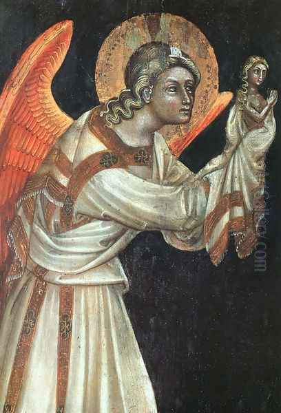 Angel 1354 (3) Oil Painting by Guariento di Arpo