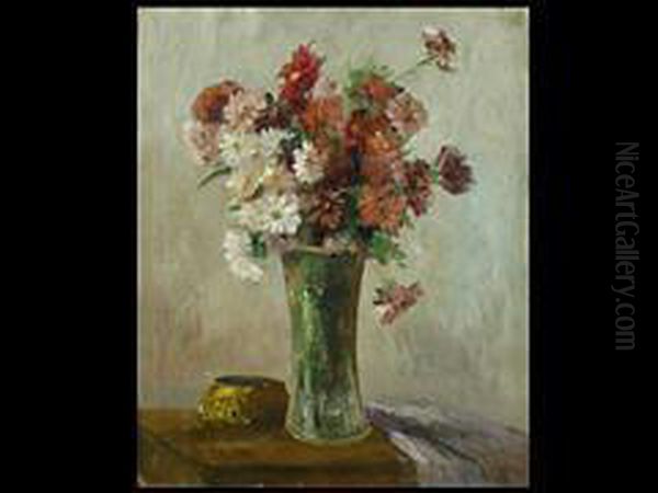 Blumenstillleben Oil Painting by Pieter Ten Cate