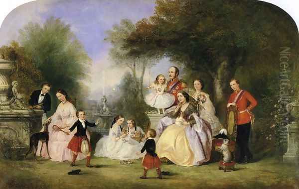 The Royal Family Oil Painting by Henry Andrews