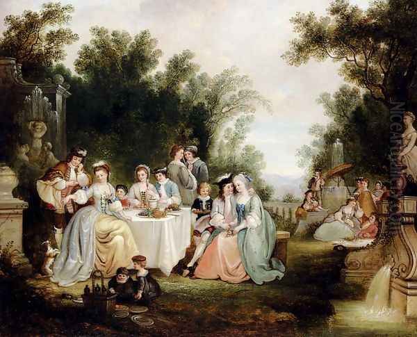 The Wedding Feast Oil Painting by Henry Andrews