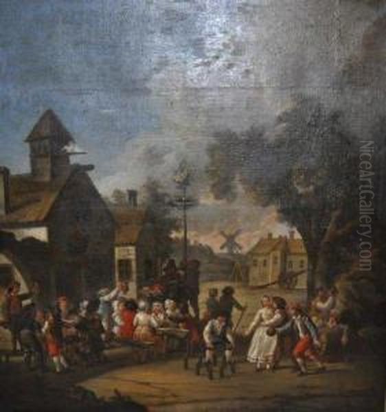 Kermesse Villageoise Oil Painting by David The Elder Teniers