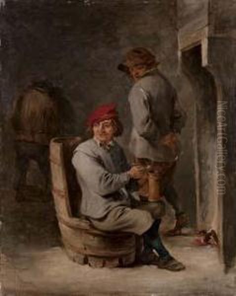 Interno Di Osteria Oil Painting by David Teniers Iv