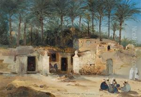 From Egypt Oil Painting by Franciszek Tepa