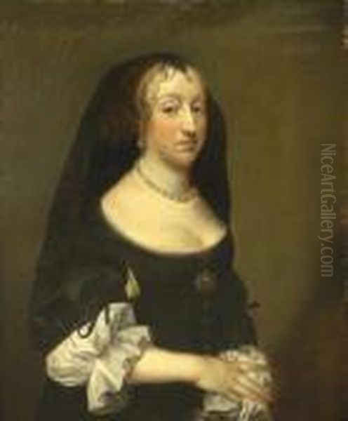 Portrait Of A Lady Oil Painting by Gerard Terborch