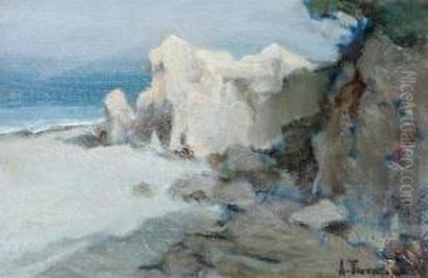 Bord De Mer Oil Painting by Arturo Terracina