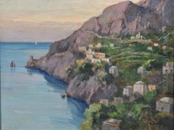 Positano Oil Painting by Arturo Terracina