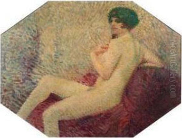 Nudo Ottagonale Oil Painting by Aleardo Terzi