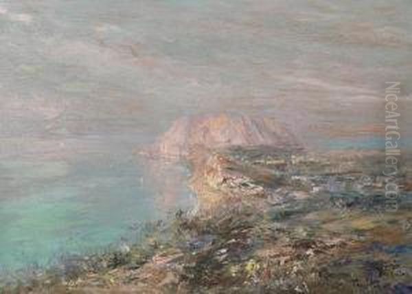 Promontorio Sul Mare Oil Painting by Fulvio Tessitore