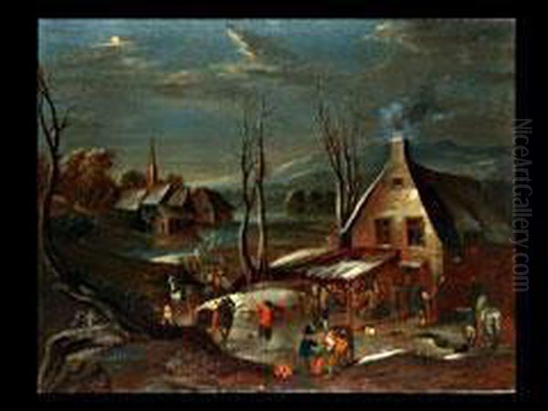 Maler Und Kupferstecher Aus Kempten Im Allgau Oil Painting by Franz Joseph Textor